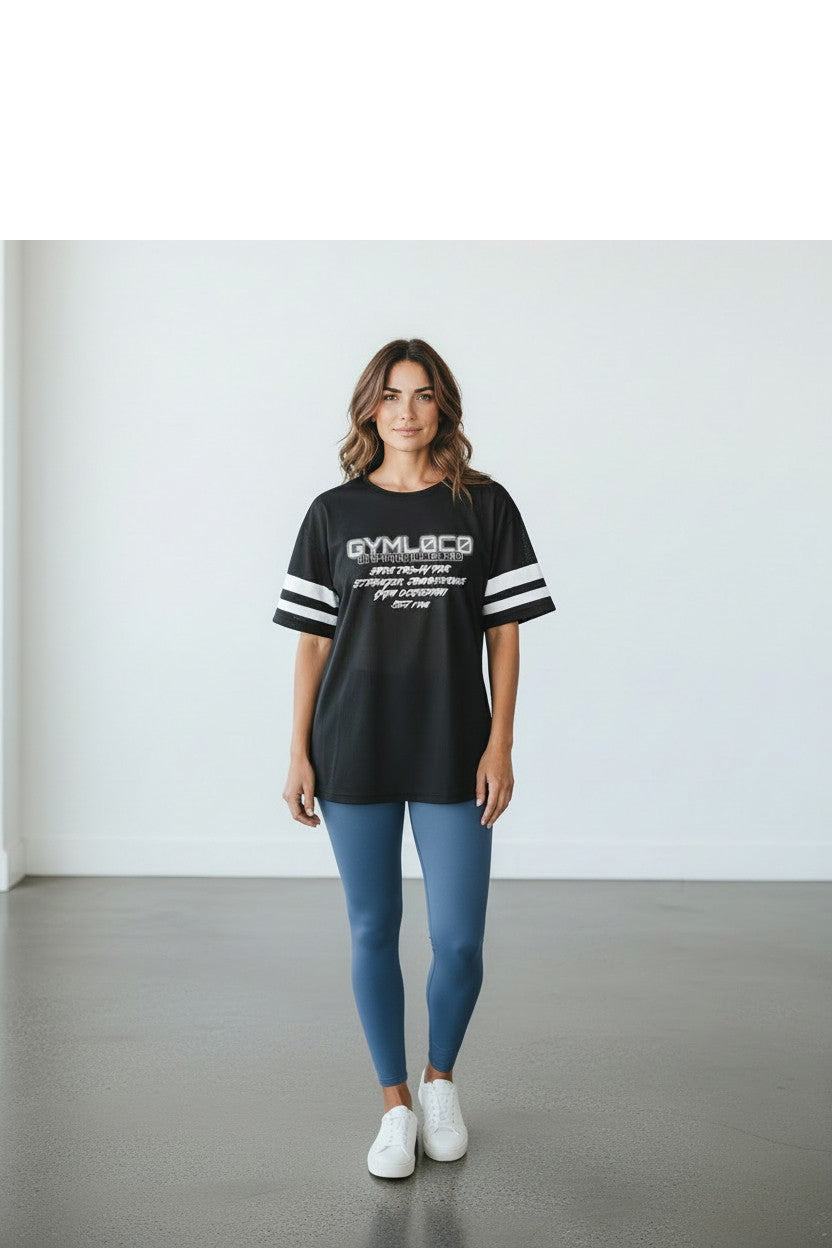 Women Mesh Sore Today's loose fit Tee