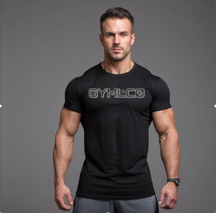 Loco Gym Fit Tee                   (Gl0inlblk)