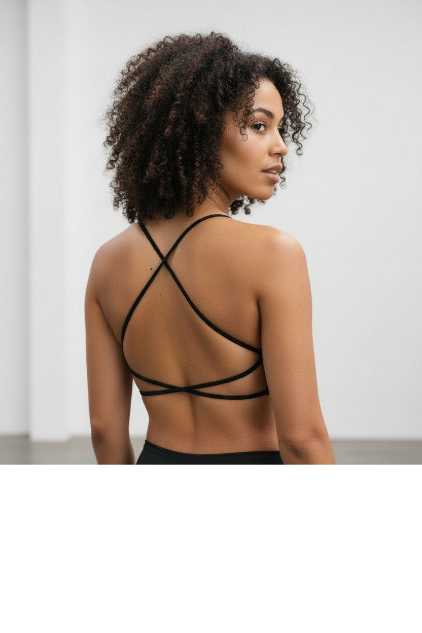 Bra Top Cross Back